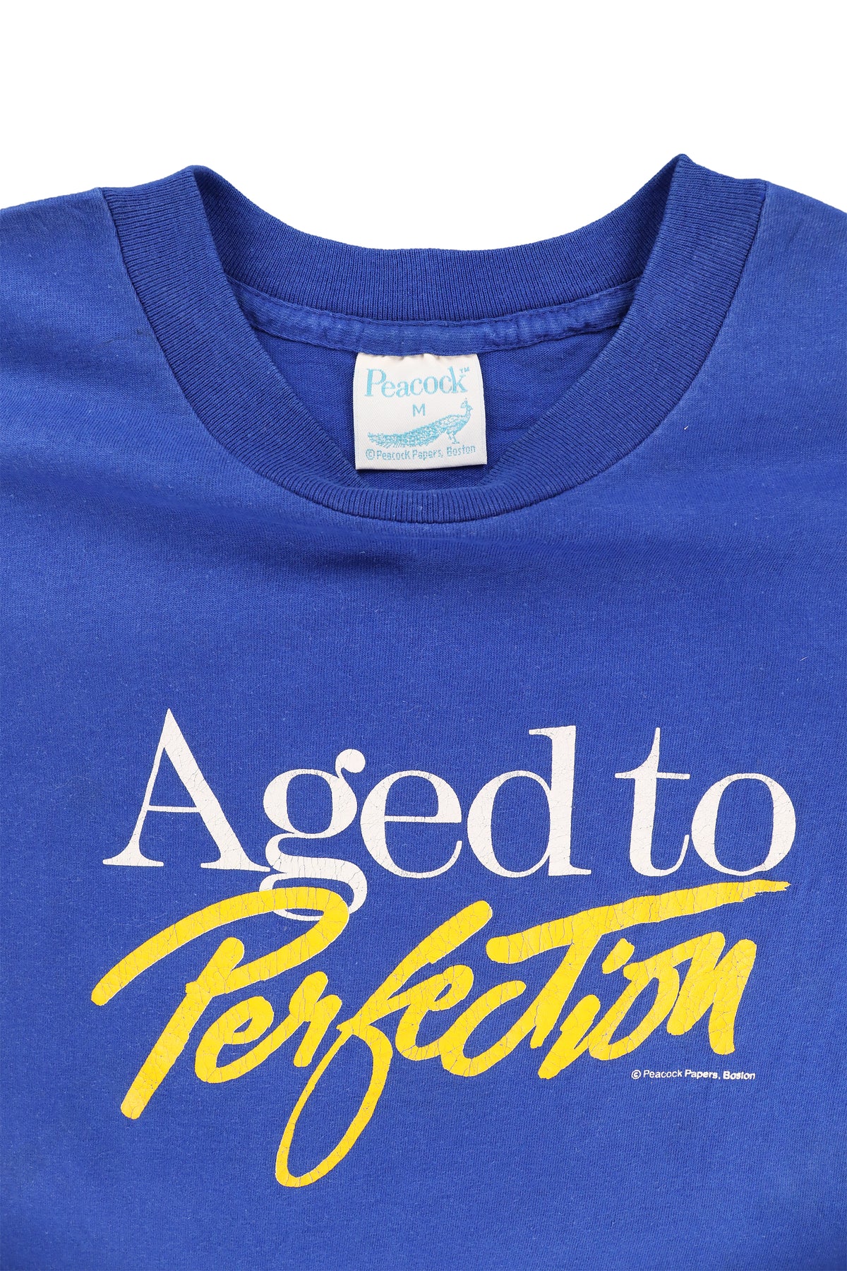 Vintage Peacock Papers "Age to Perfection" Graphic Tee