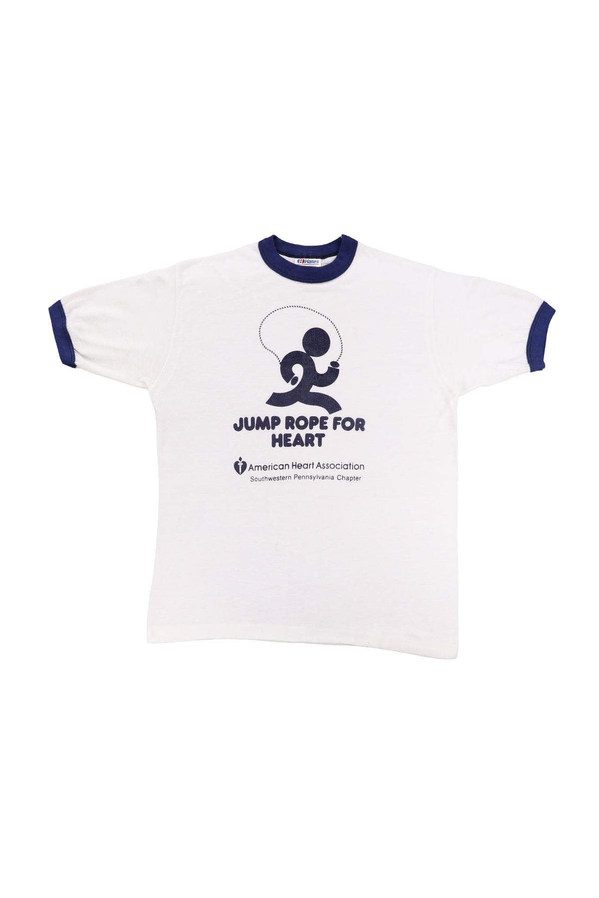 American Heart Foundation "Jump Rope For Heart" Ringer Tee