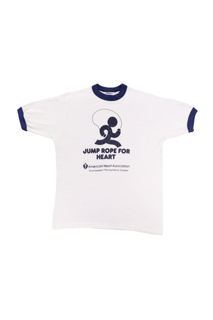 American Heart Foundation "Jump Rope For Heart" Ringer Tee