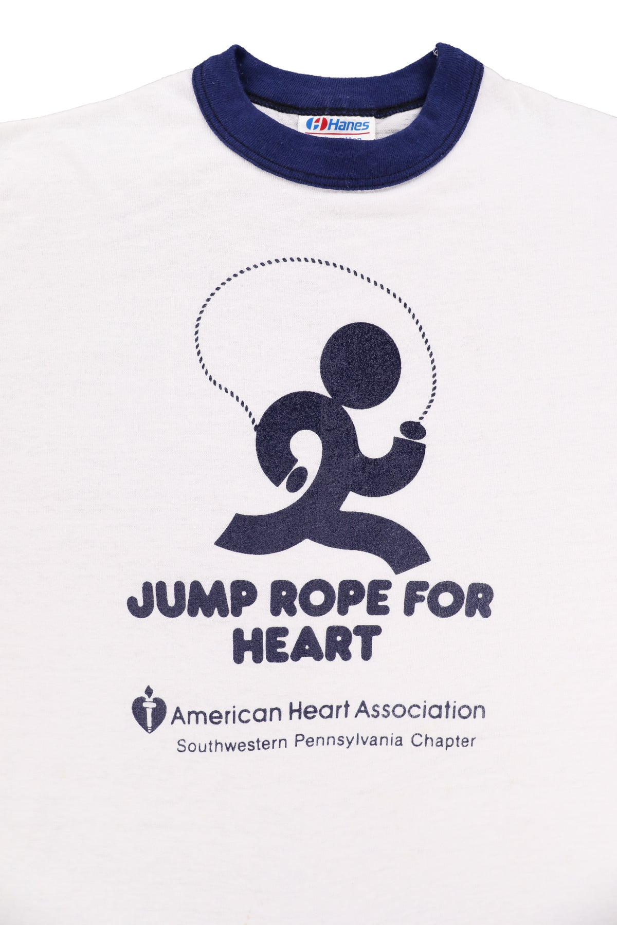 American Heart Foundation "Jump Rope For Heart" Ringer Tee