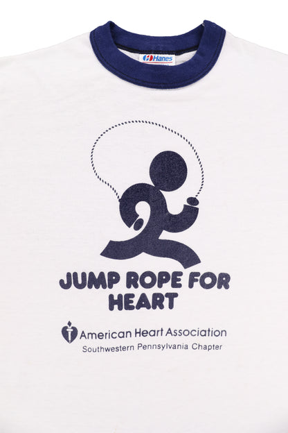 American Heart Foundation "Jump Rope For Heart" Ringer Tee