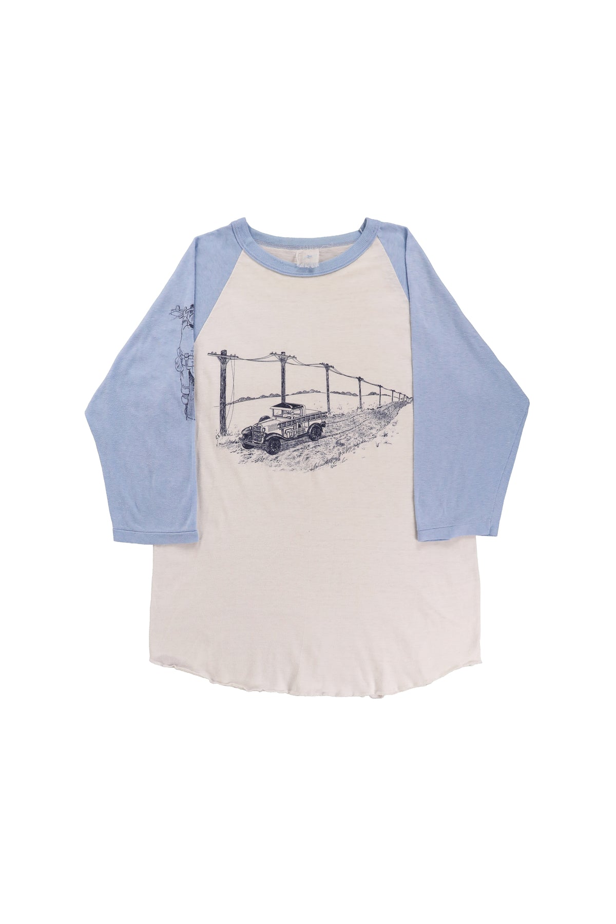 80's Graphic Raglan Sleeve Tee