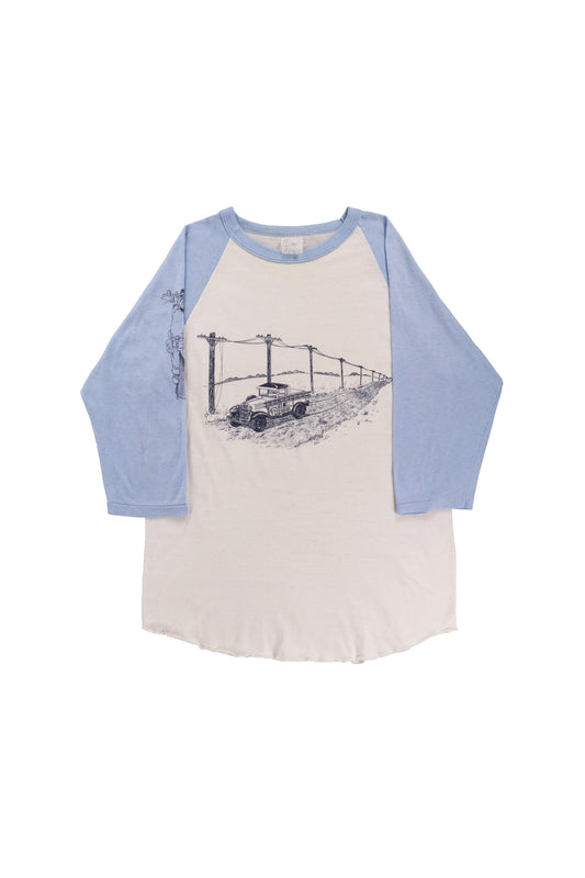 80's Graphic Raglan Sleeve Tee