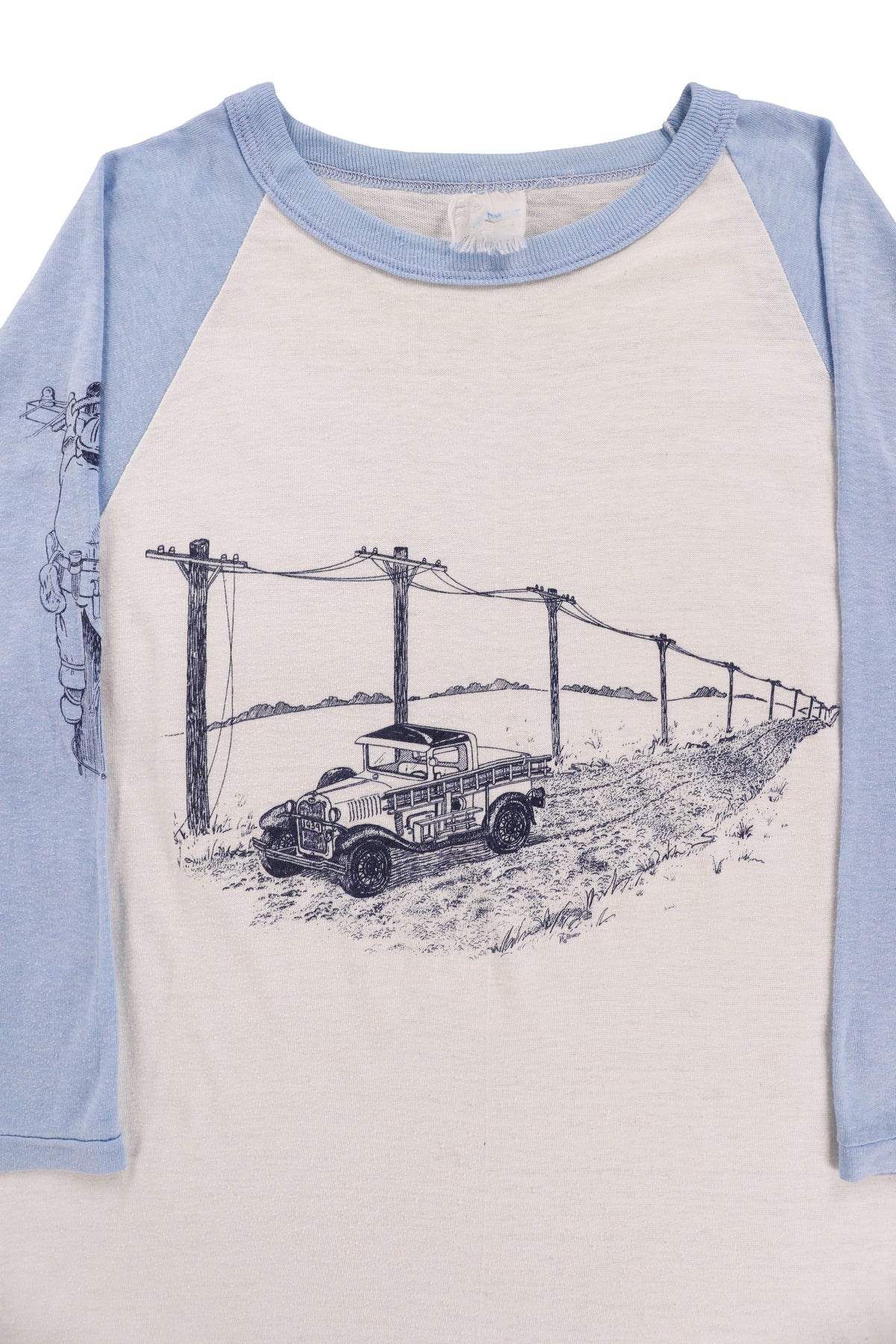 80's Graphic Raglan Sleeve Tee