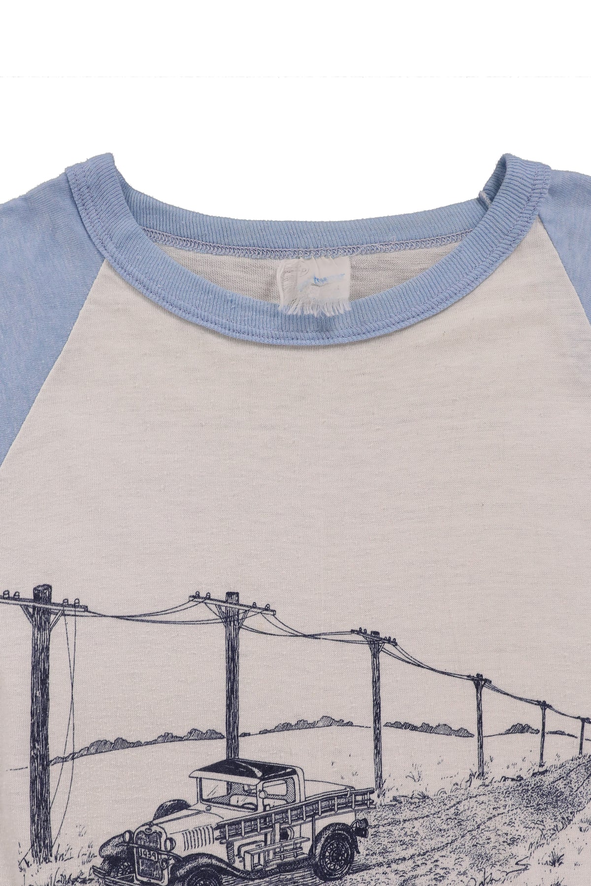 80's Graphic Raglan Sleeve Tee