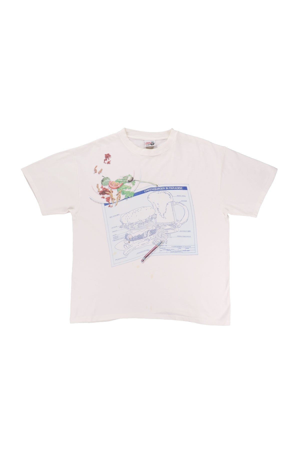 Jimmy Buffett "Cheeseburger in Paradise" Graphic Tee