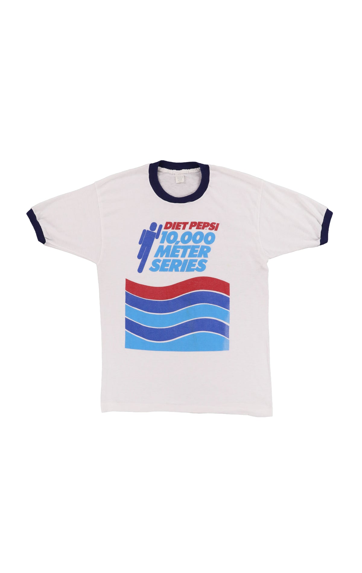 80's Diet Pepsi "10000 Meter Series" Ringer Tee