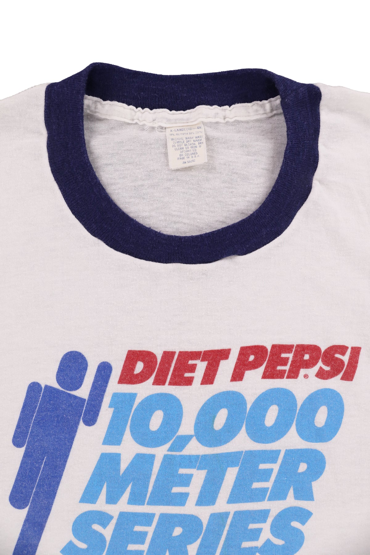 80's Diet Pepsi "10000 Meter Series" Ringer Tee