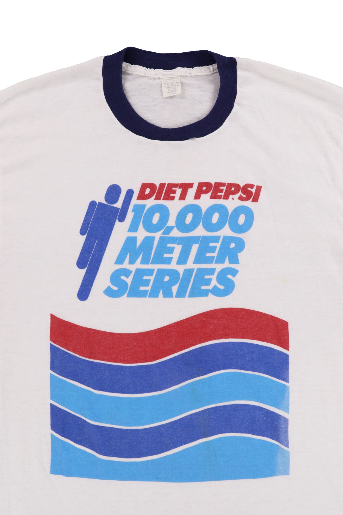 80's Diet Pepsi "10000 Meter Series" Ringer Tee