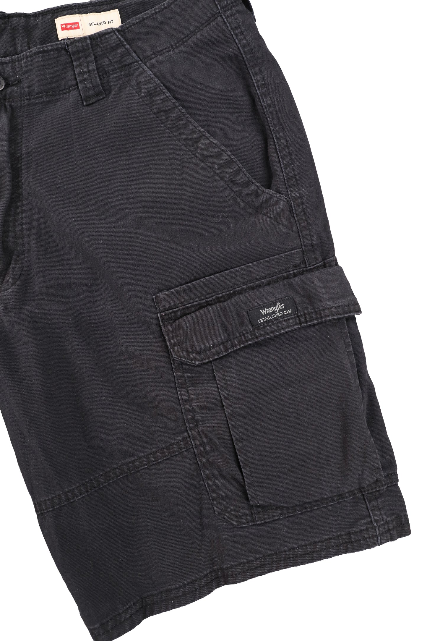 Wrangler Black Cargo Shorts W34