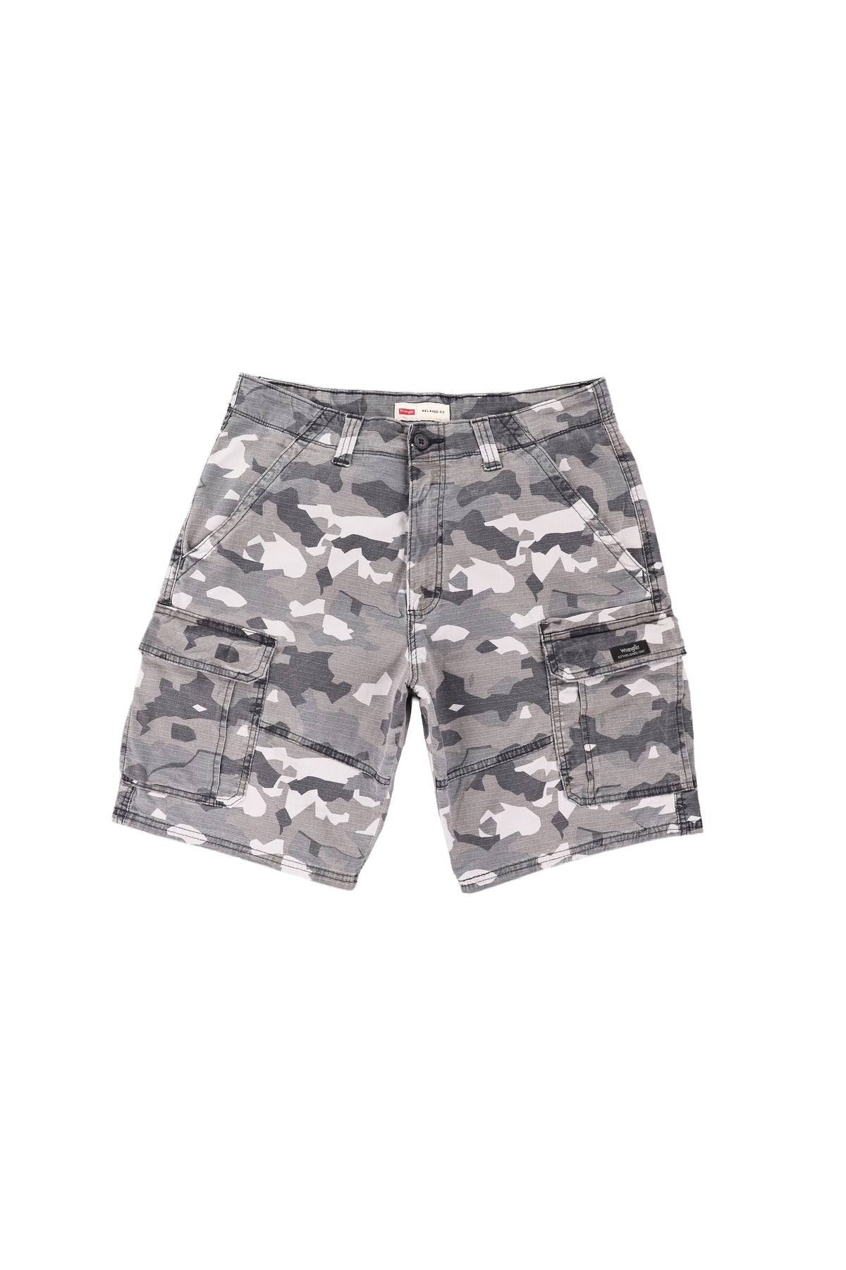 Wrangler Grey Camouflage Cargo Shorts