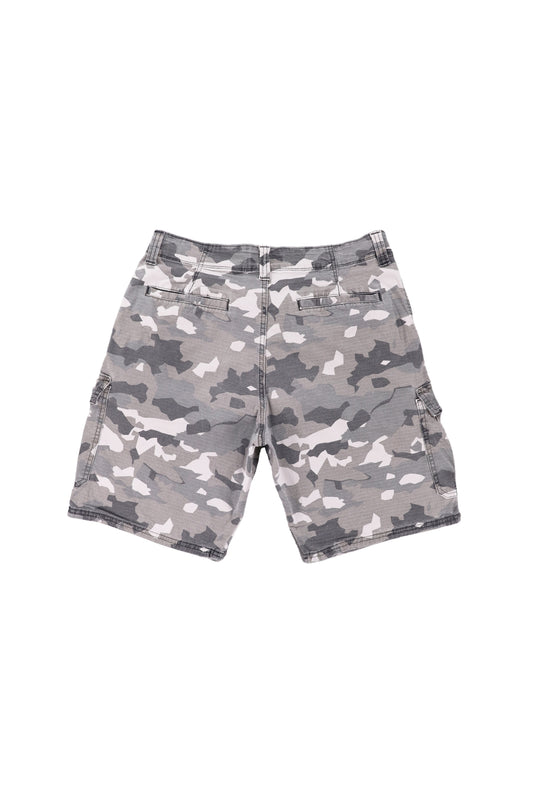 Wrangler Grey Camouflage Cargo Shorts