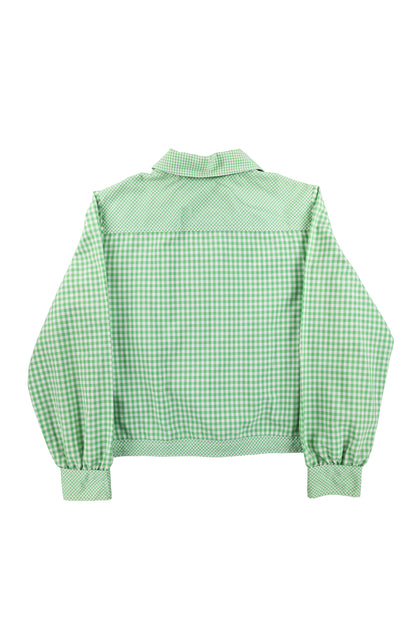 Young Traditions Green Patterned Short Shirt