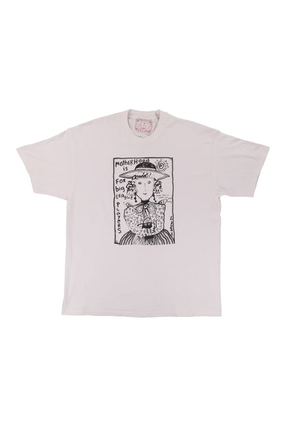 90's Nancy Drew "Motherhood Is For Big League Players" Art Tee