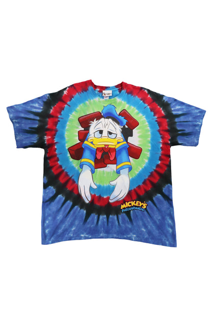90's Disney Mickey's Philharmonic Tie-dye Graphic Tee