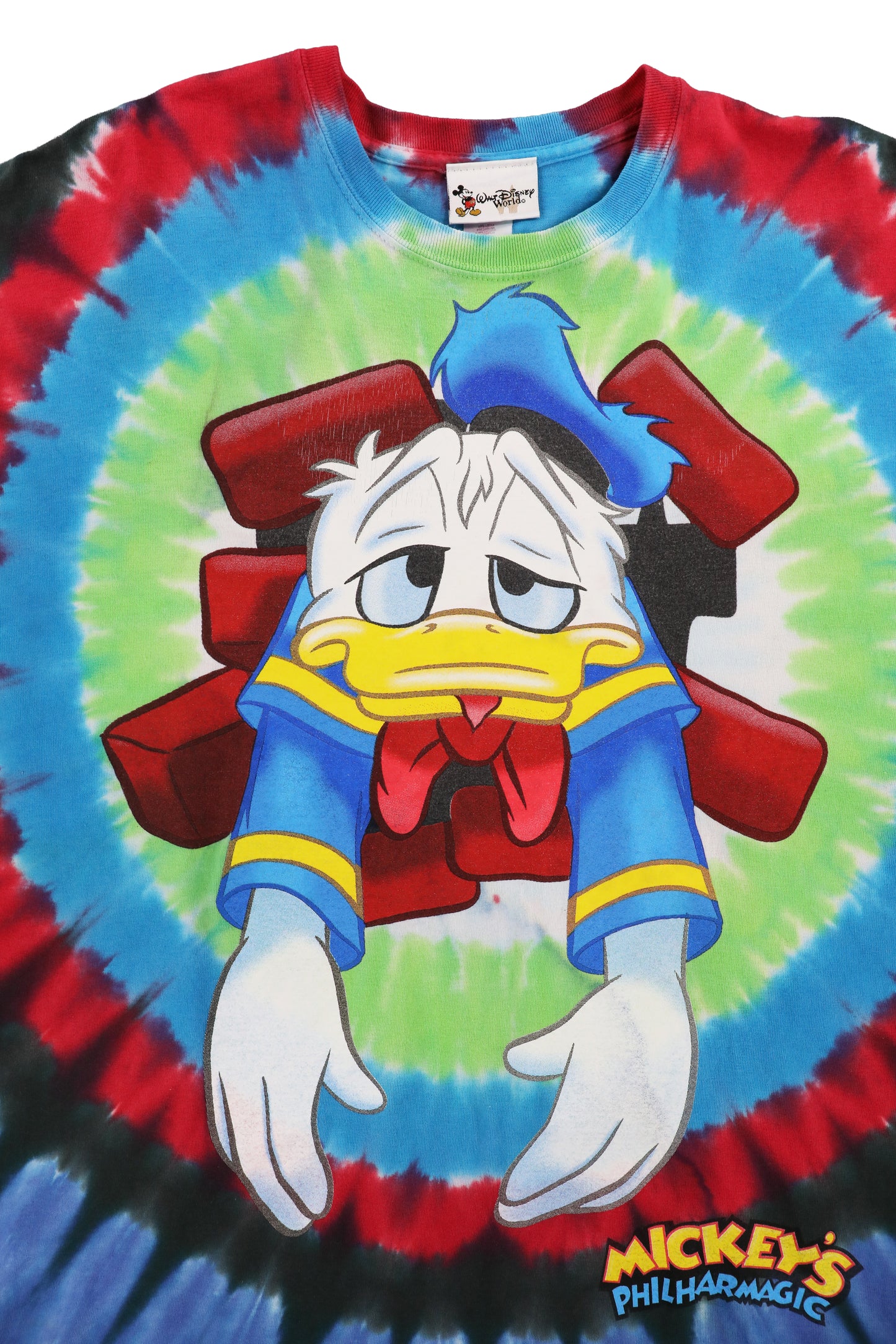 90's Disney Mickey's Philharmonic Tie-dye Graphic Tee