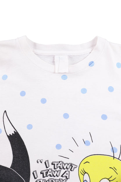 90' Looney Tunes Tweety "I Tawt I taw a puddy tat" Graphic Tee