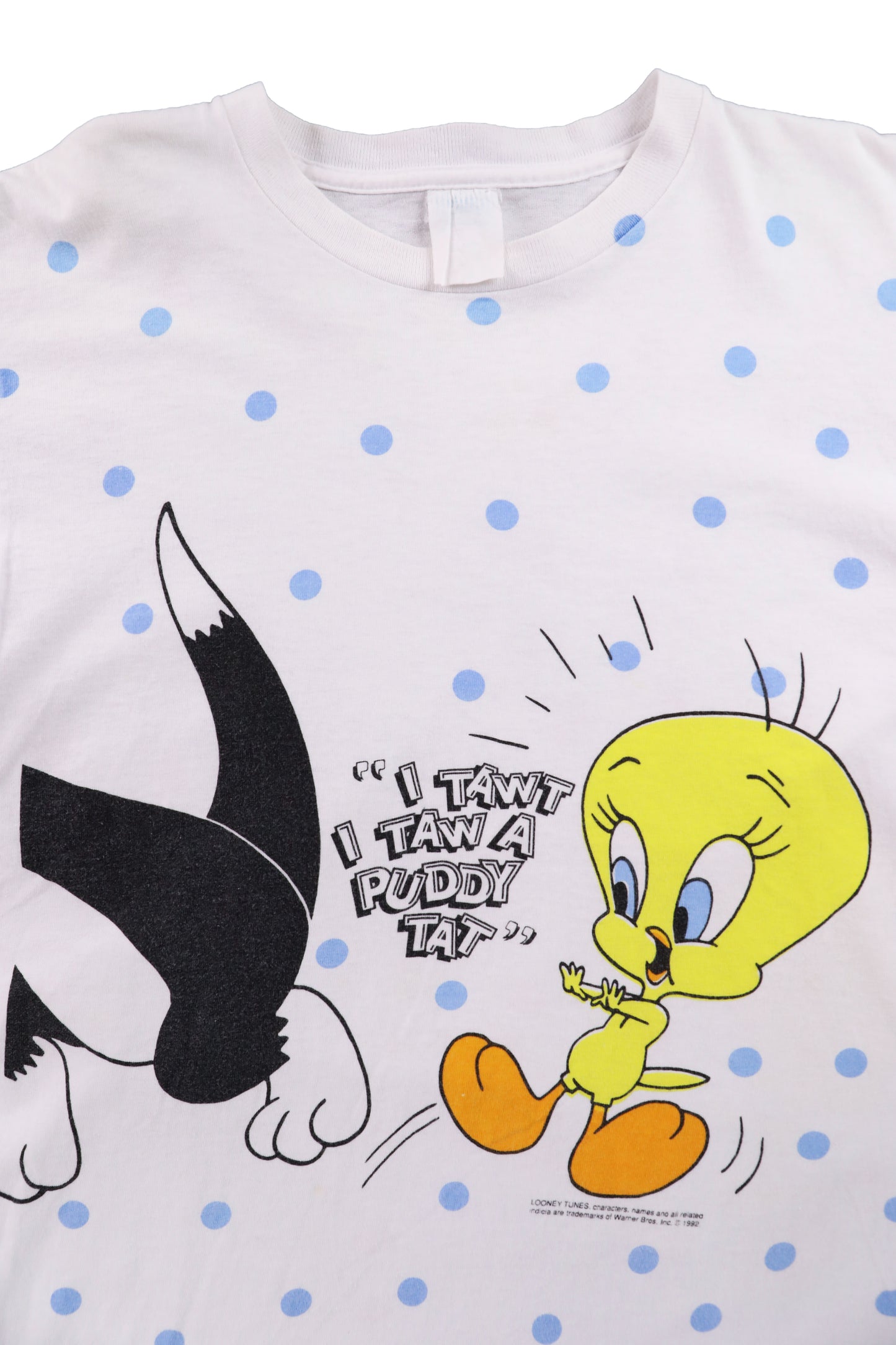 90' Looney Tunes Tweety "I Tawt I taw a puddy tat" Graphic Tee