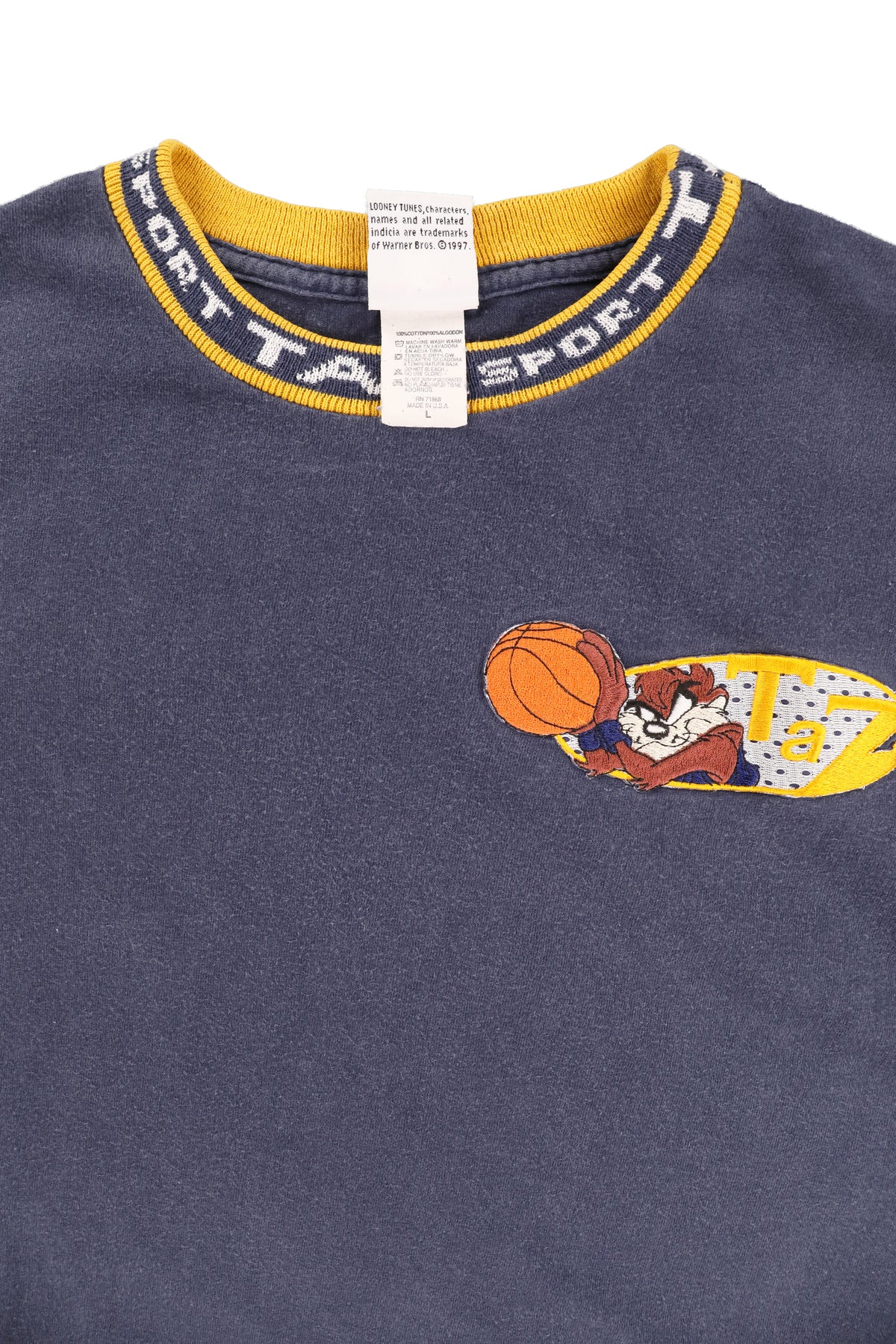 90s Looney Tunes Taz Basketball Tee