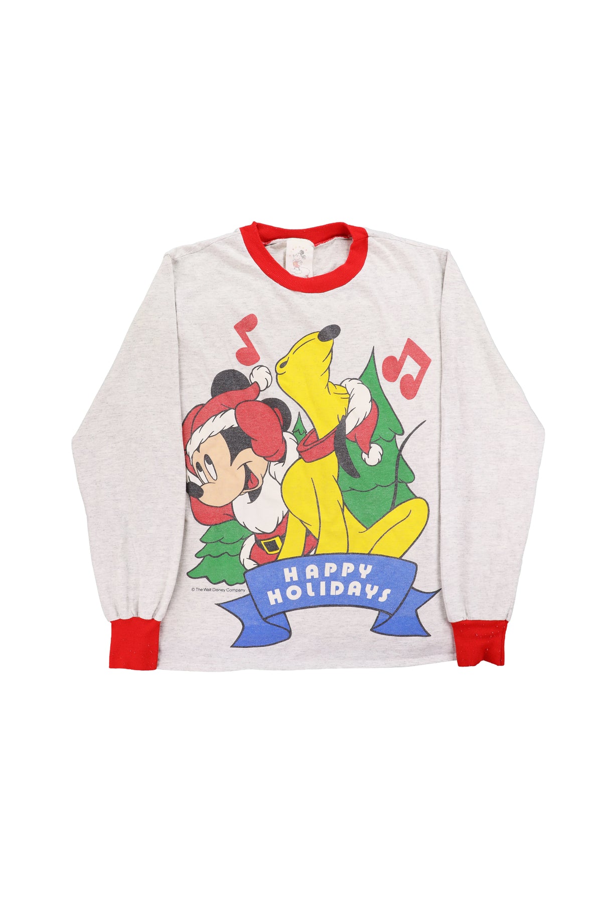Disney Mickey Mouse "Happy Holidays" Long Sleeve Tee