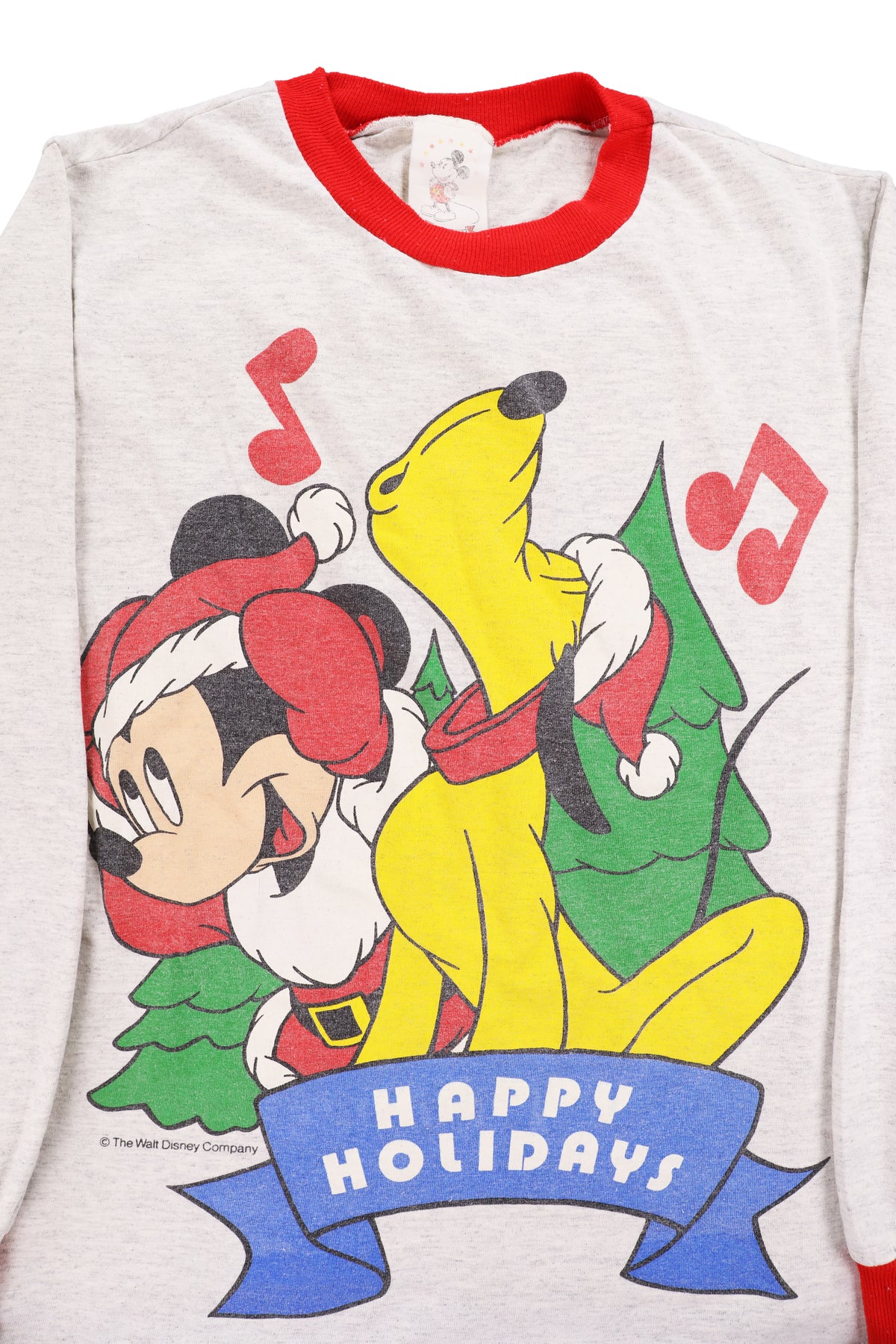 Disney Mickey Mouse "Happy Holidays" Long Sleeve Tee