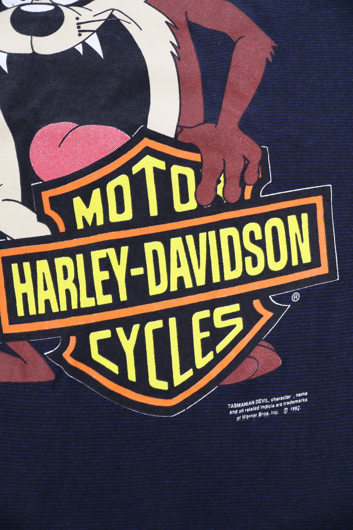 1994 Harley Davidson x Looney Tunes "Me Like Harley!" Taz Graphic Tee