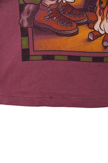 90's Looney Tunes Taz Campfire Graphic Tee