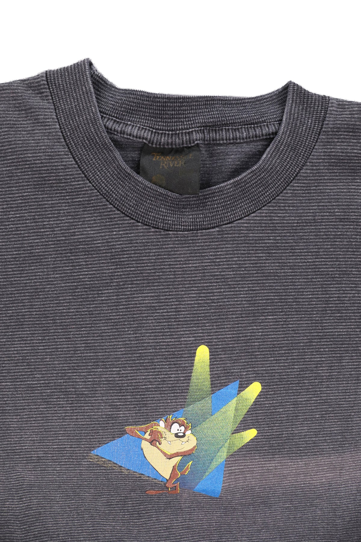 90's Looney Tunes Taz Charcoal Gray Graphic Tee