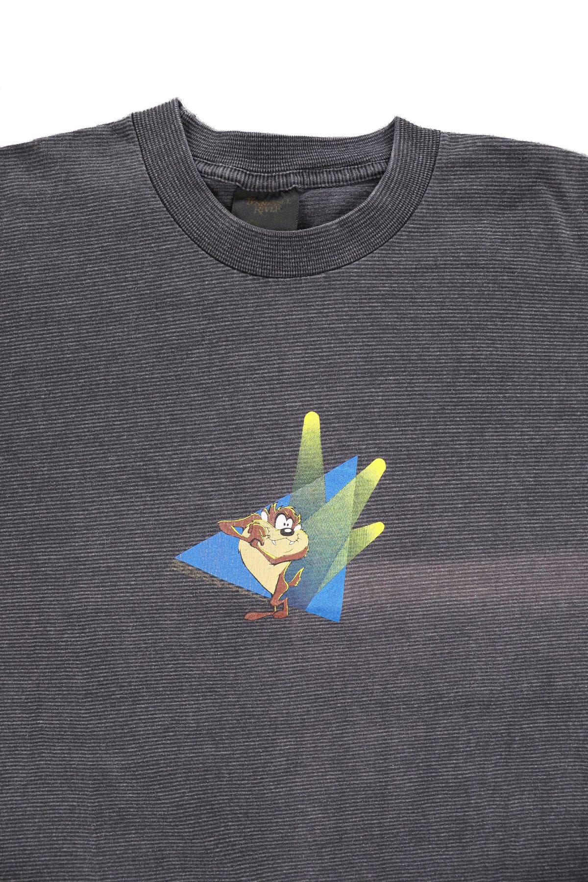 90's Looney Tunes Taz Charcoal Gray Graphic Tee