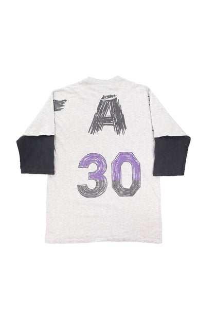 1995 Looney Tunes "Go Long" Taz Football Tee