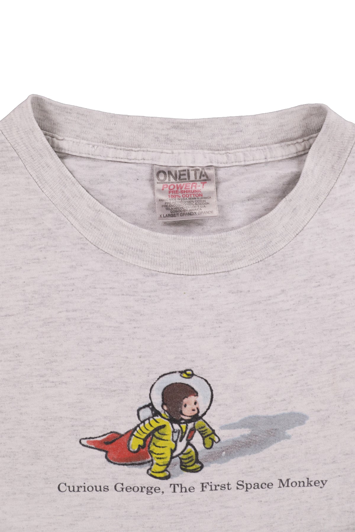 1995 Curious George "The First Space Monkey" Graphic Tee