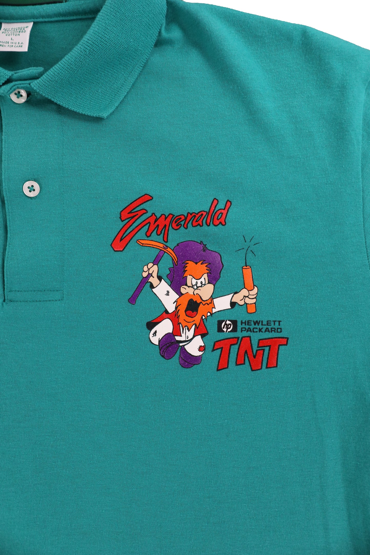 Hewlett Packard Emerald TNT Graphic Polo Shirt