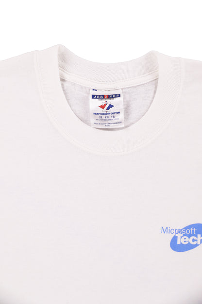 Vintage Microsoft TechNet White Promo Tee