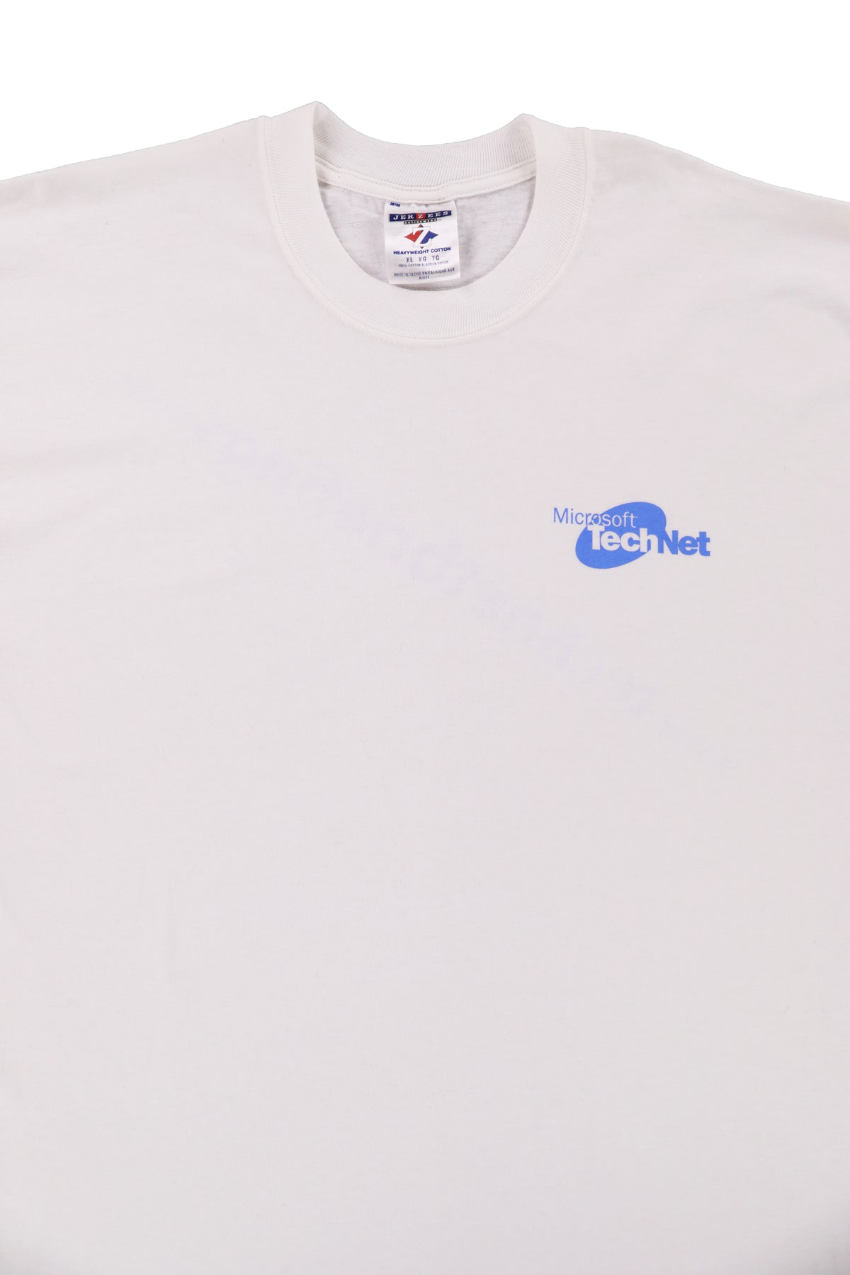 Vintage Microsoft TechNet White Promo Tee
