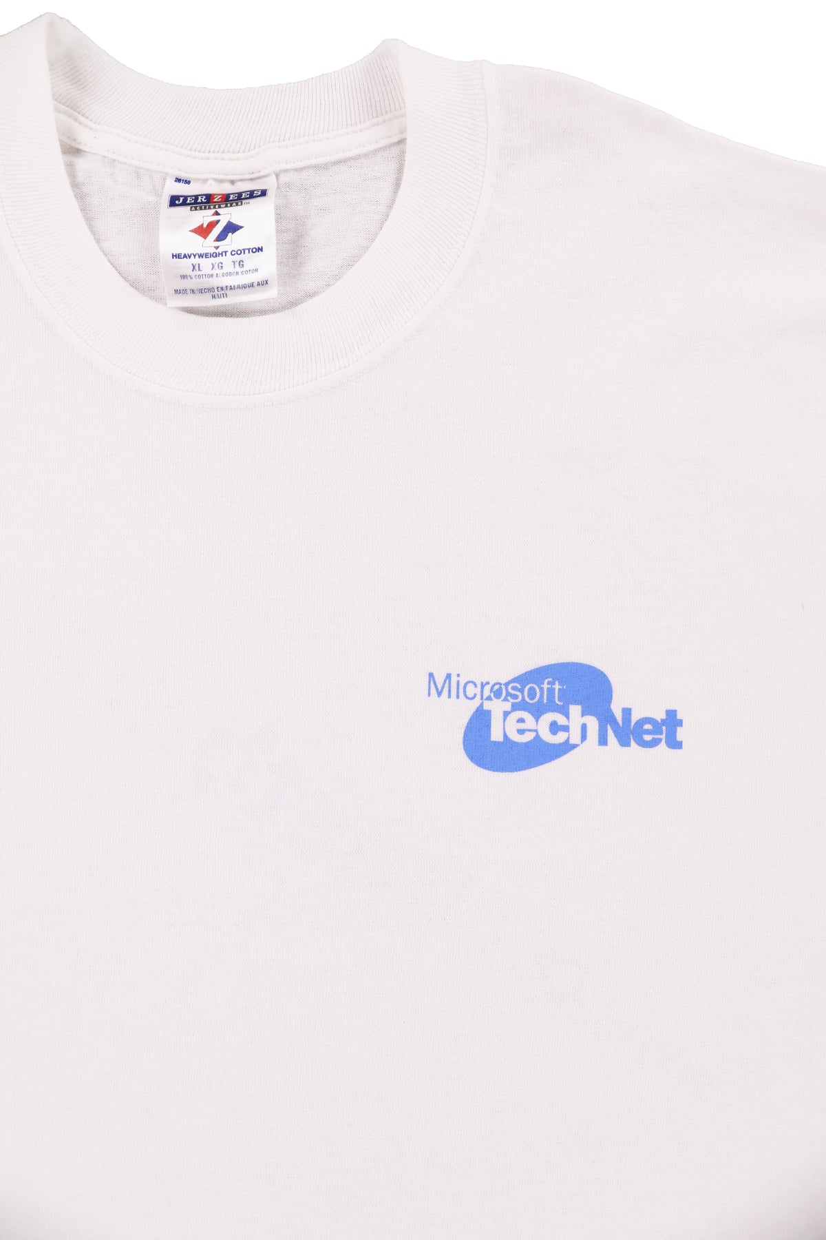Vintage Microsoft TechNet White Promo Tee