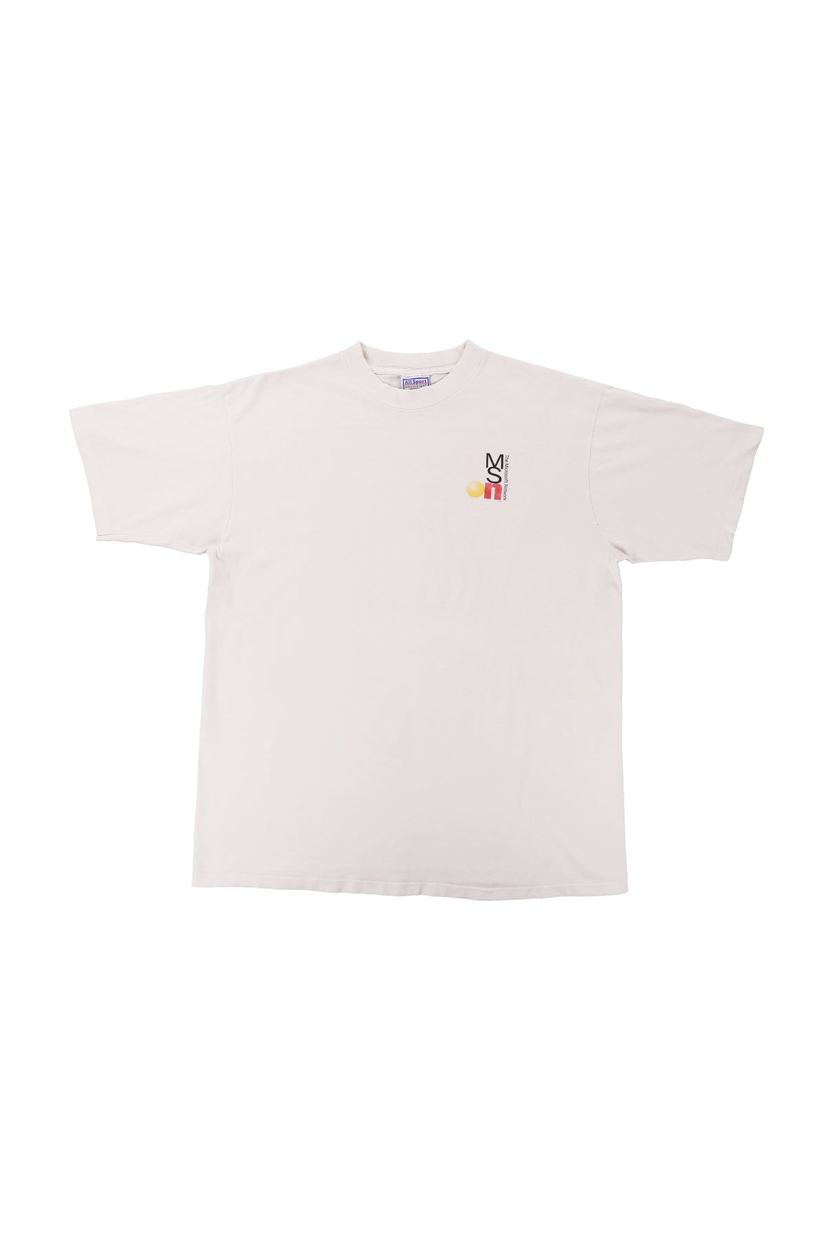 Vintage Microsoft MSN White Promo Tee