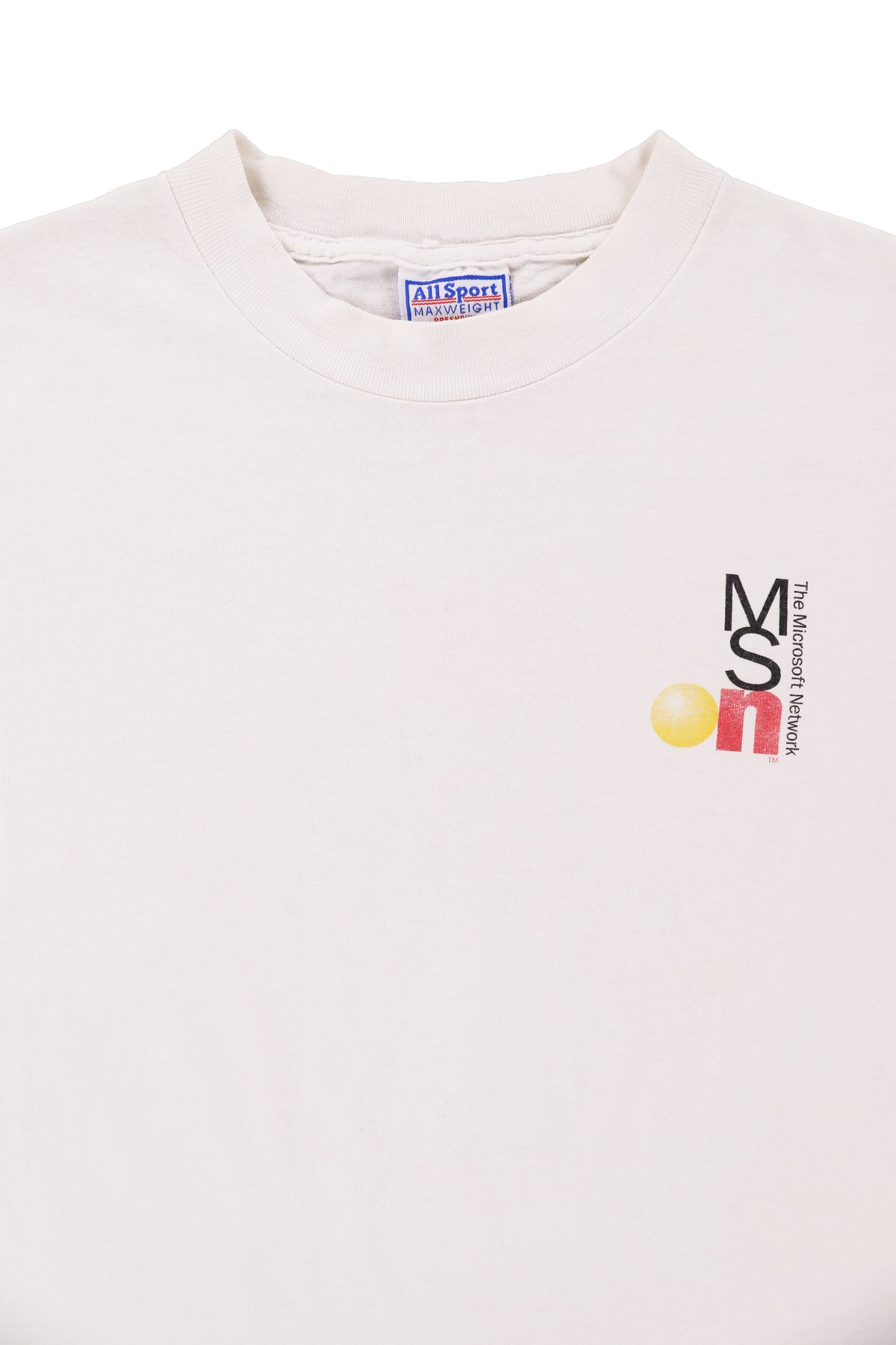 Vintage Microsoft MSN White Promo Tee