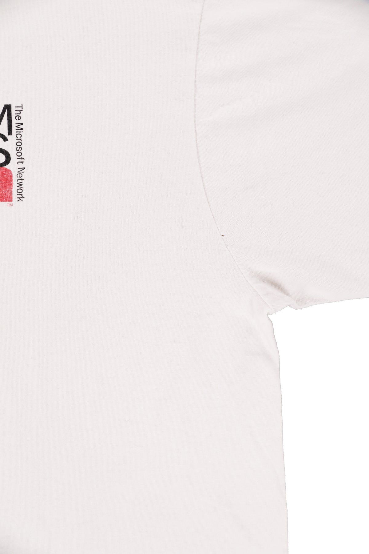 Vintage Microsoft MSN White Promo Tee