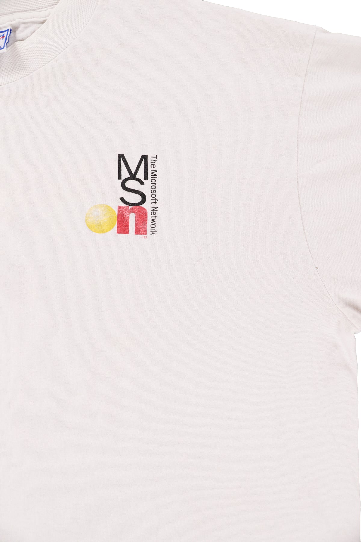 Vintage Microsoft MSN White Promo Tee
