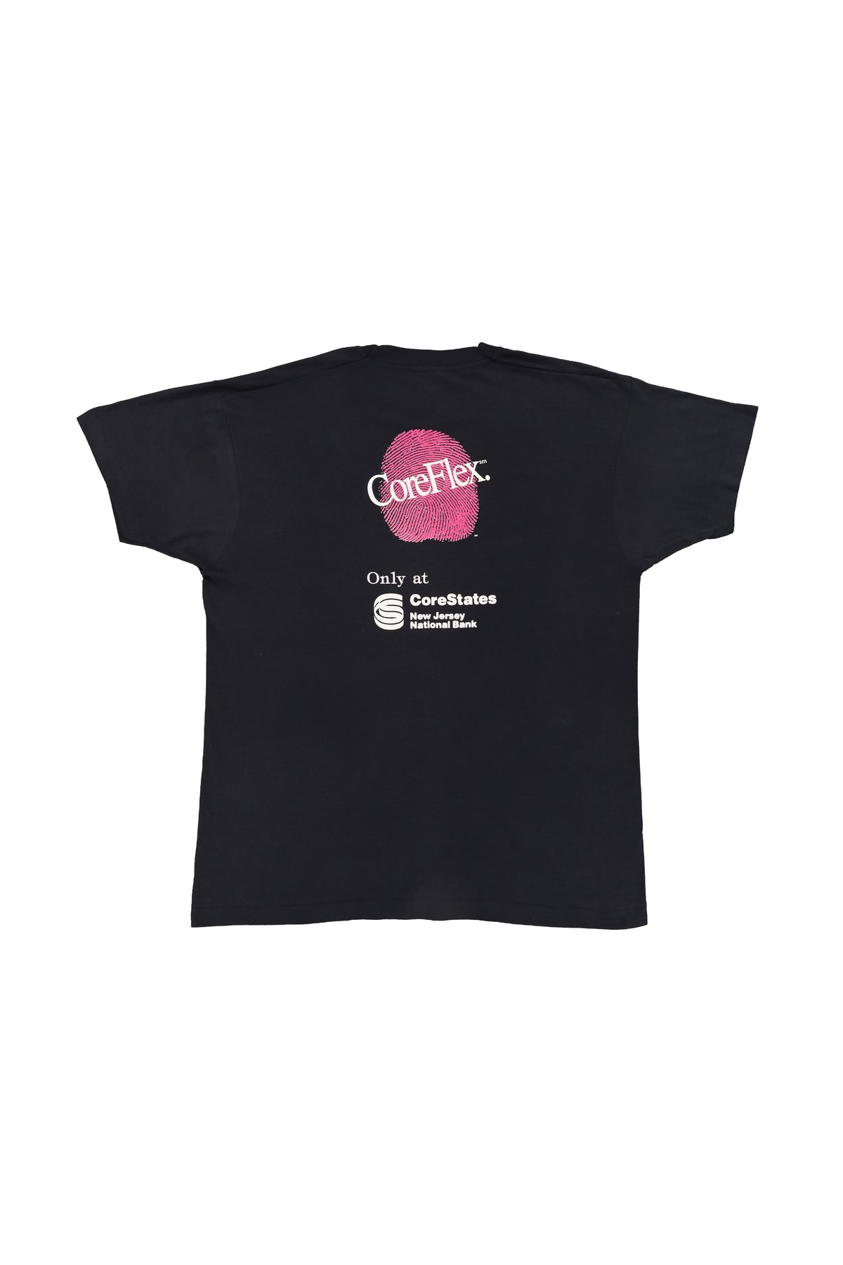 CoreStates New Jersey National Bank "CoreFlex" Black Promo Tee