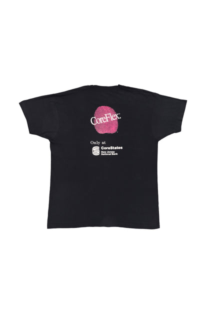 CoreStates New Jersey National Bank "CoreFlex" Black Promo Tee