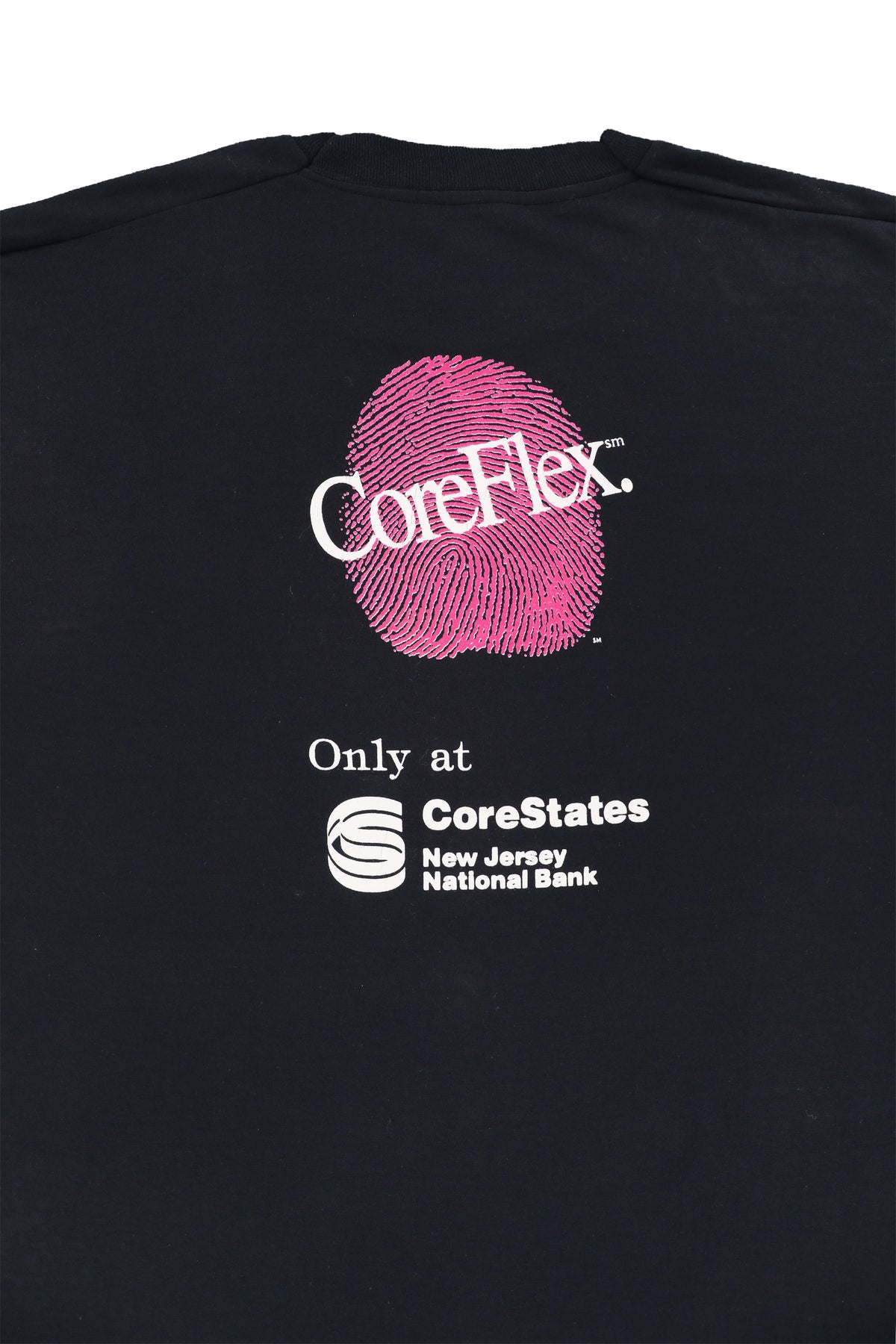 CoreStates New Jersey National Bank "CoreFlex" Black Promo Tee