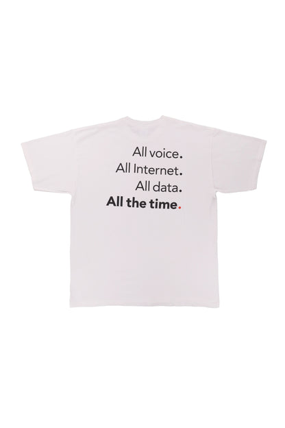 00's TW Telecom White Promo Tee