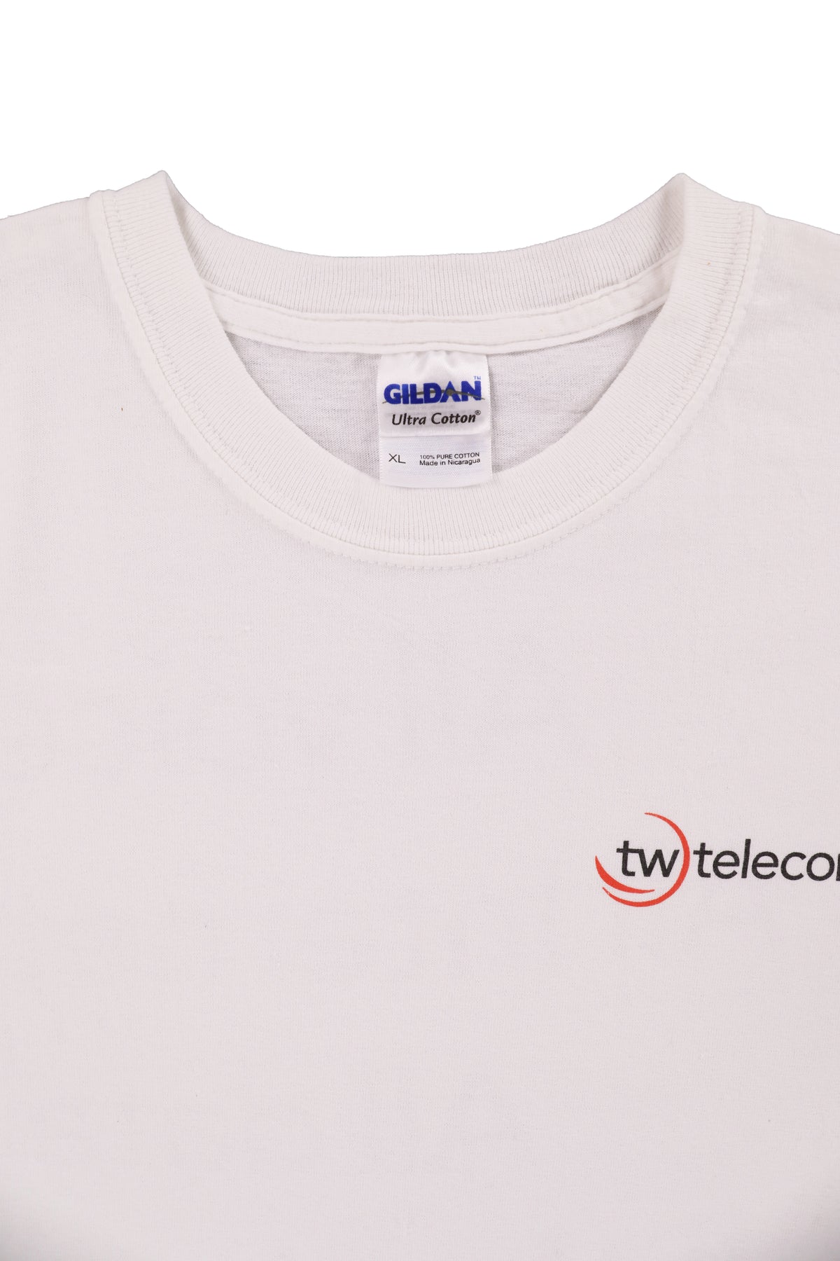 00's TW Telecom White Promo Tee