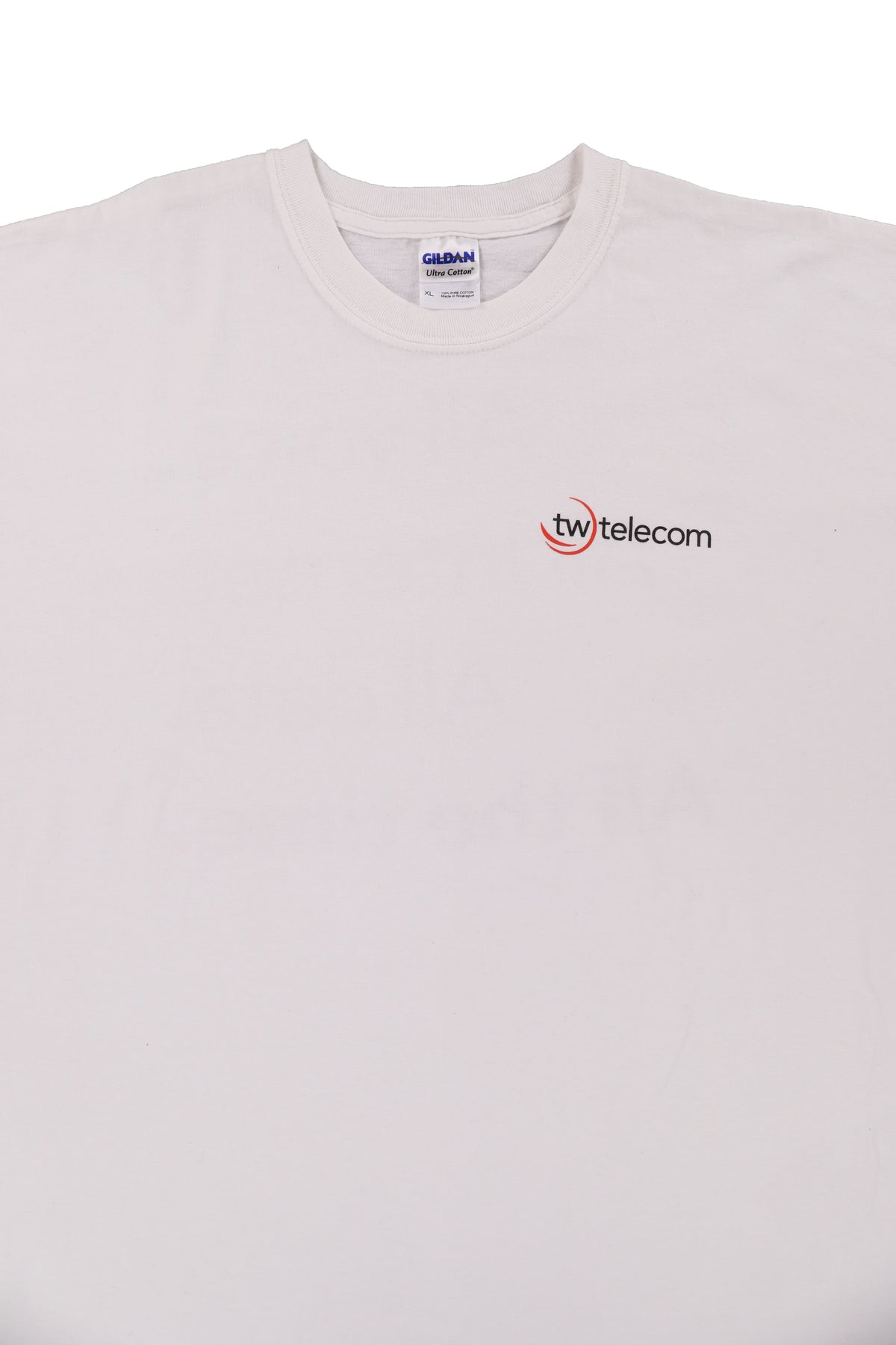 00's TW Telecom White Promo Tee