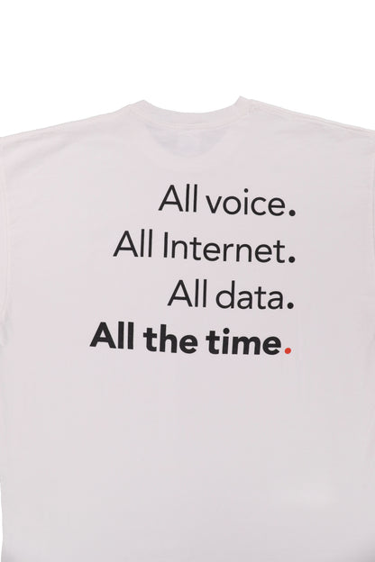 00's TW Telecom White Promo Tee