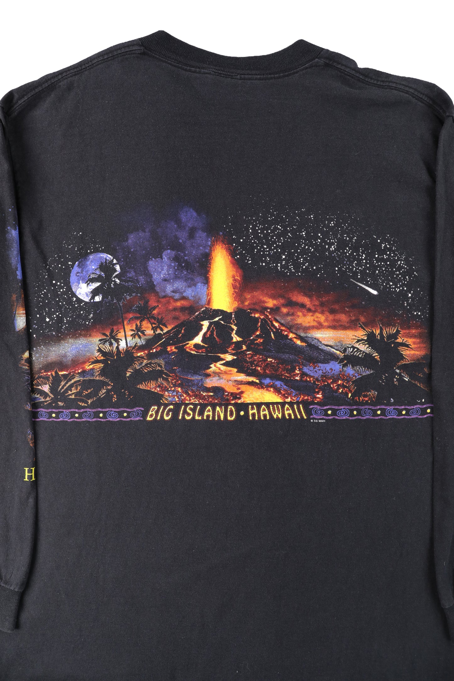 90's Hawaii Volcano Graphic Long Sleeve tee