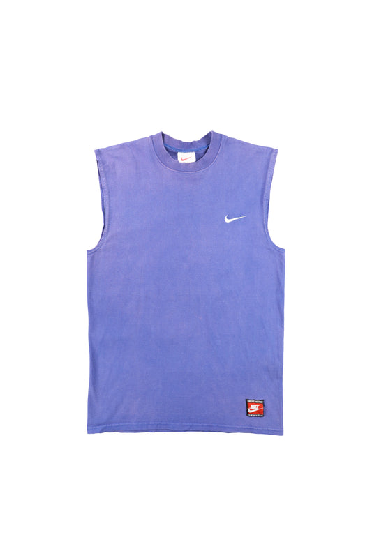 90's Nike Blue Sleeveless Swoosh Tee
