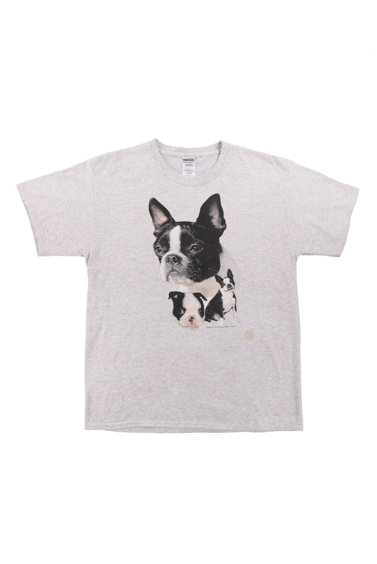 90's Boston Terrier Dogs Graphic Tee