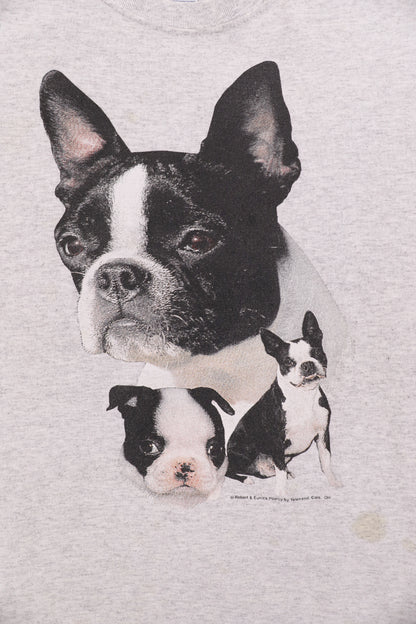 90's Boston Terrier Dogs Graphic Tee